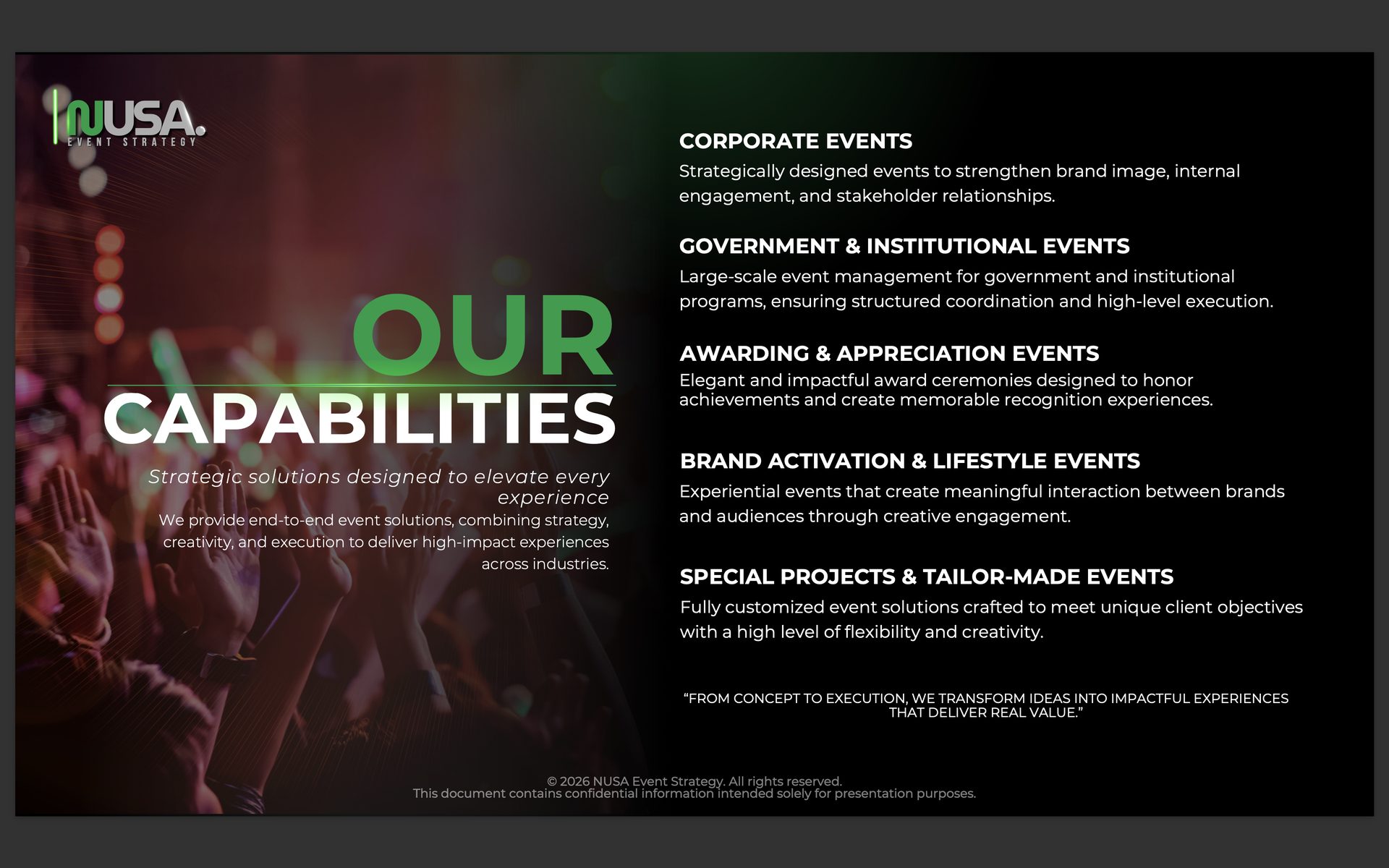 Our Capabilities